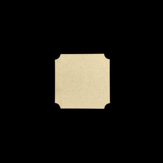 Side notch Square Coaster (MDF Blank)