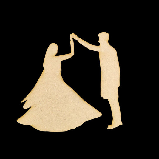 Silhouette Couple 1 (MDF) Valentine's