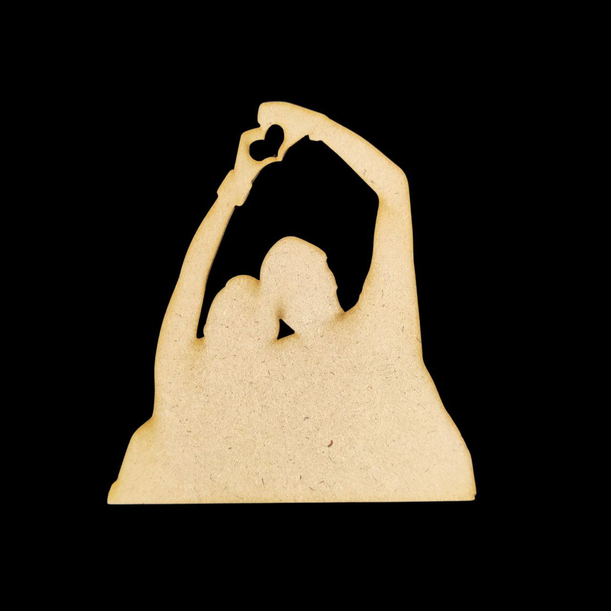 Silhouette Couple 4 (MDF) Valentine's