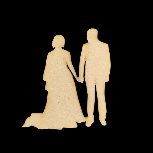 Silhouette Couple 6 (MDF) Valentine's