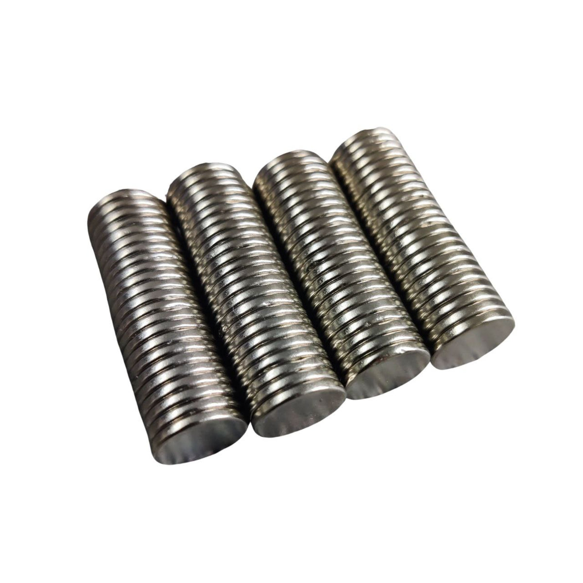 Silver Steel Round Magnet (Neodymium) ( Fridge magnet )