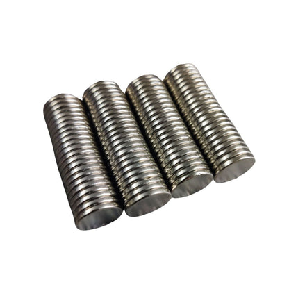 Silver Steel Round Magnet (Neodymium) ( Fridge magnet )