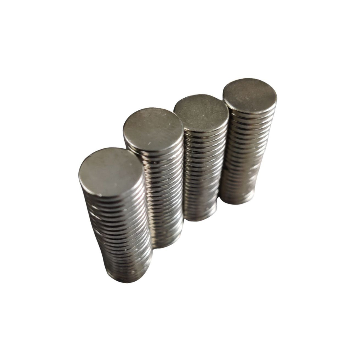 Silver Steel Round Magnet (Neodymium) ( Fridge magnet )
