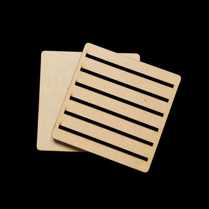 Square Pointed Coaster (MDF Blank)