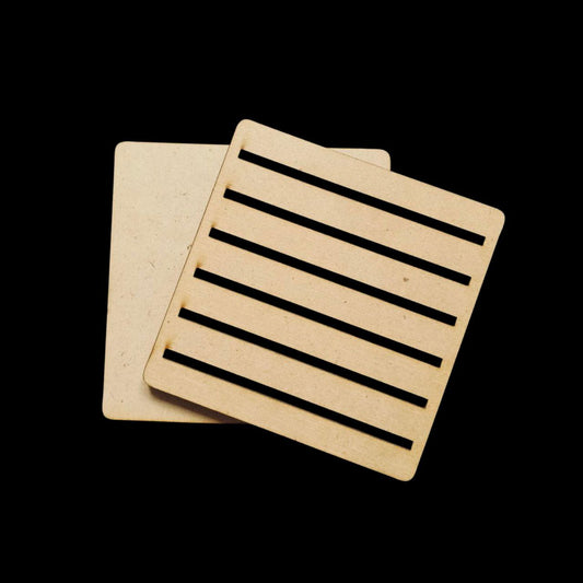 Octagon Coaster - Feng Shui Mirror (MDF Blank)
