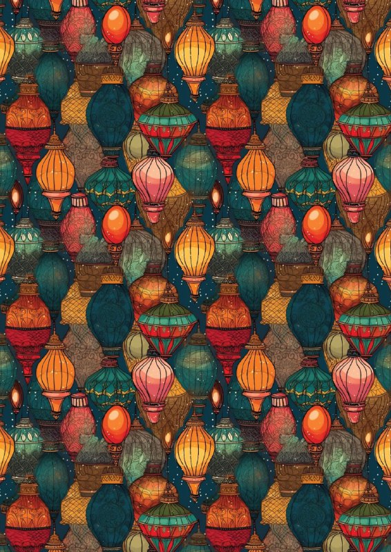 Sky Lanterns 2 (Instant Transfer Sheet)