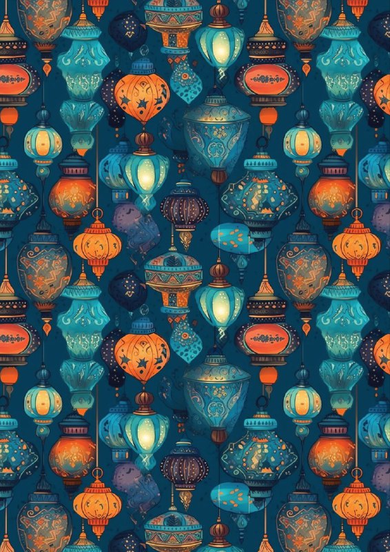 Sky lanterns - Bloom (Decoupage Paper)