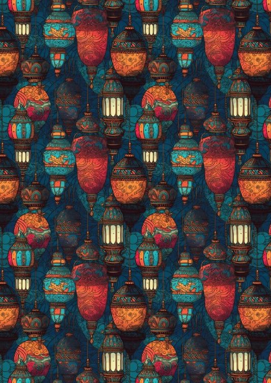 Sky lanterns - Crisp (Decoupage Paper)