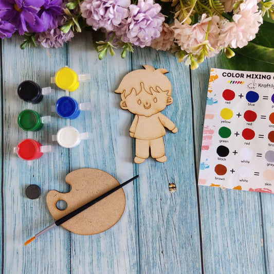 Small Boy (Fridge Magnet DIY Kit) MDF