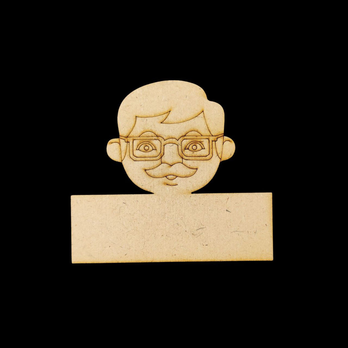 Smiling Dad (MDF Name Board) Fathers Day