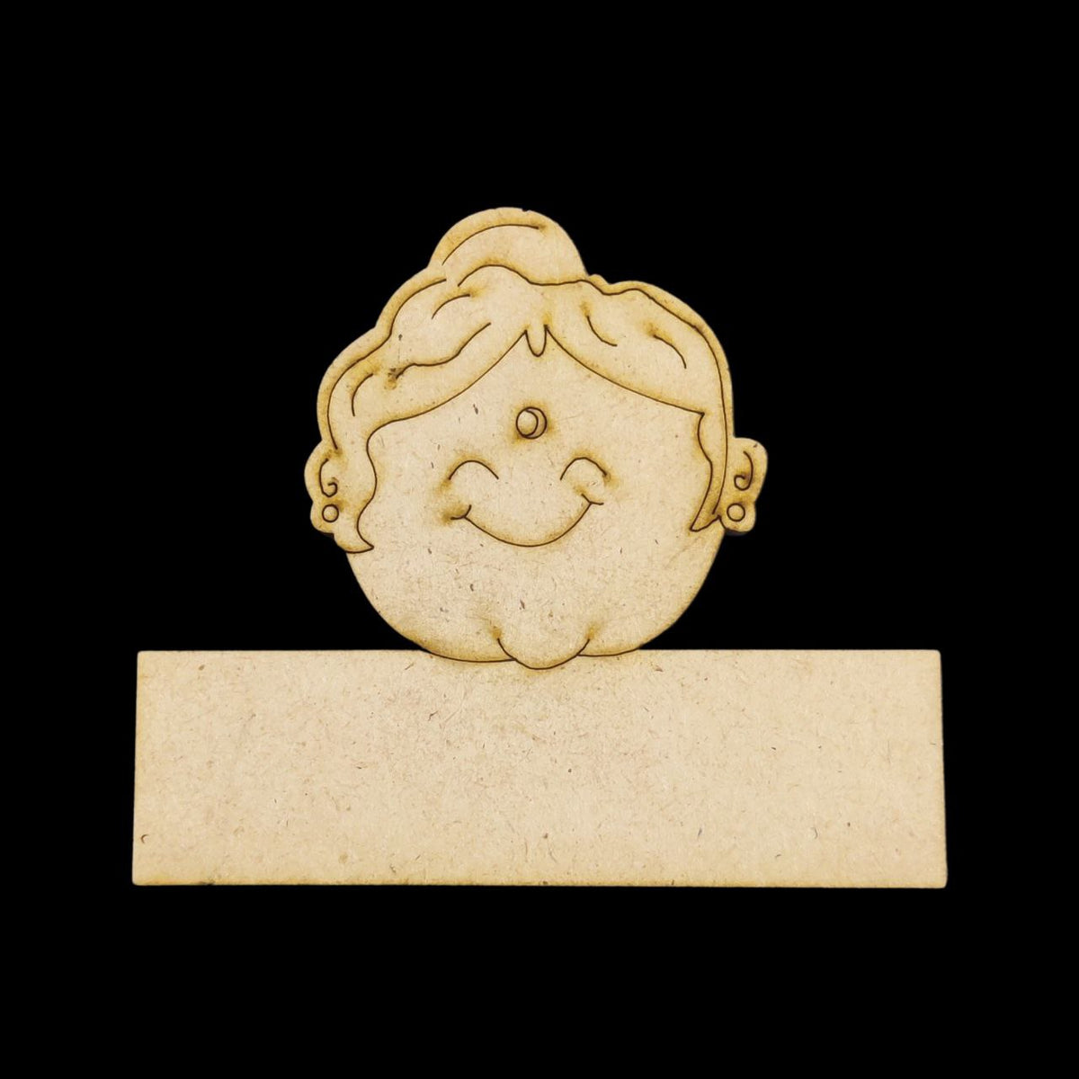 Smiling Mom (MDF Mini Dialogue-Name Board) Celebrating Mothers