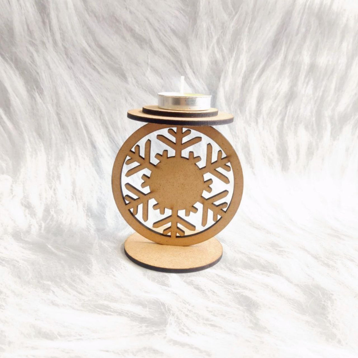 Snow Flake ( Christmas - Tealight Holder )
