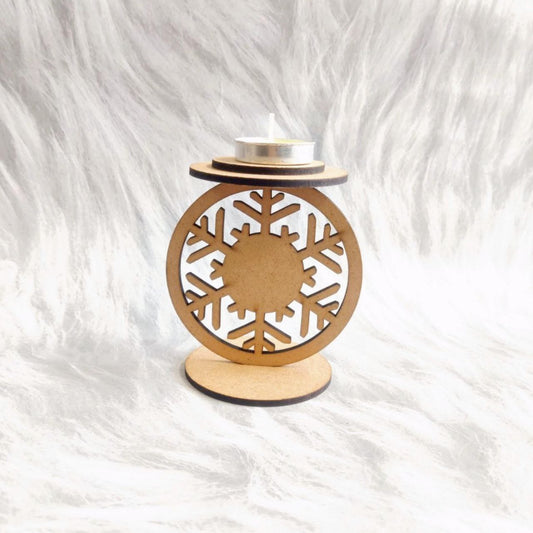 Snow Flake ( Christmas - Tealight Holder )