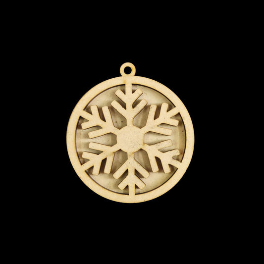 Snowflake - Layered Ornaments (MDF-Festive Christmas )1