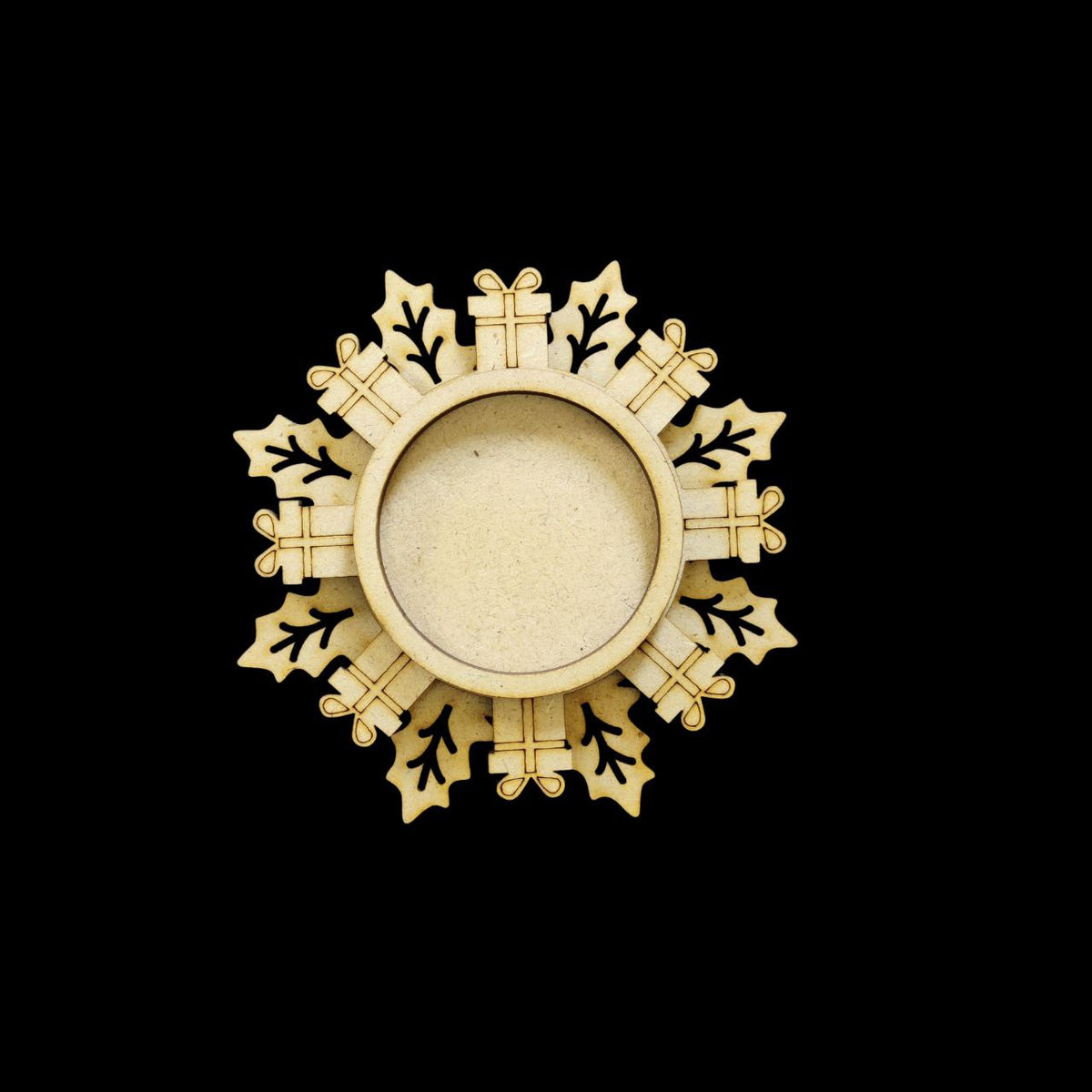 Snowflake - Layered Tealight Holder (MDF) Christmas - 3