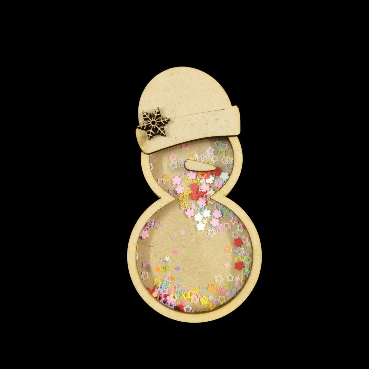 Snowman - Christmas Mosaic Base - MDF