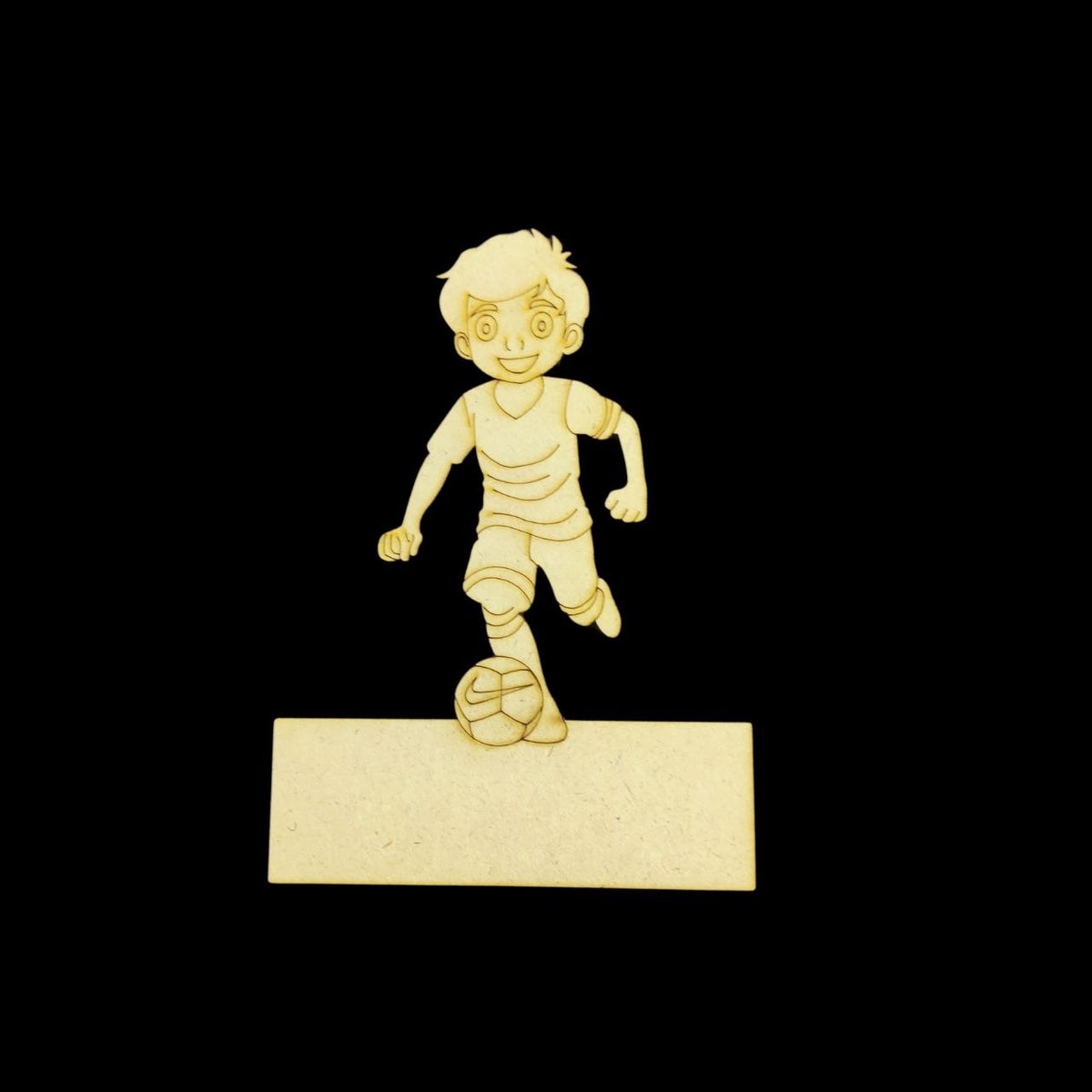 Soccer Boy (Mini Fridge Magnet Name Board) MDF