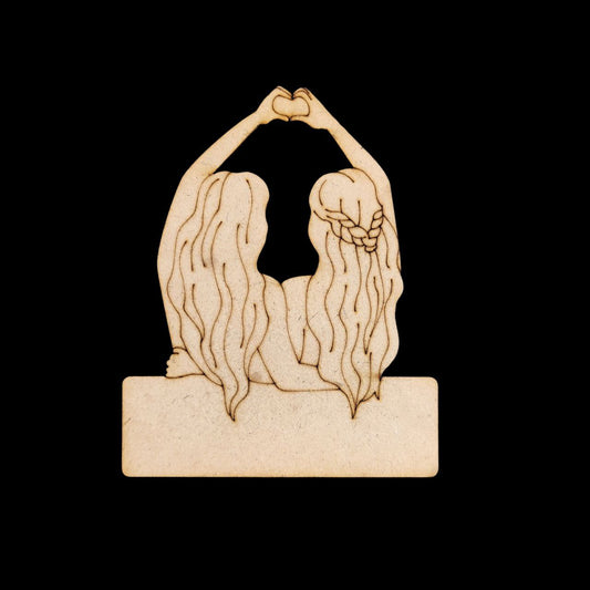 Soul-Friends Forever (MDF Mini Fridge Magnet Name Boards)