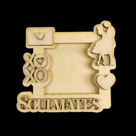 Soulmates - Photo Frame (MDF) Love