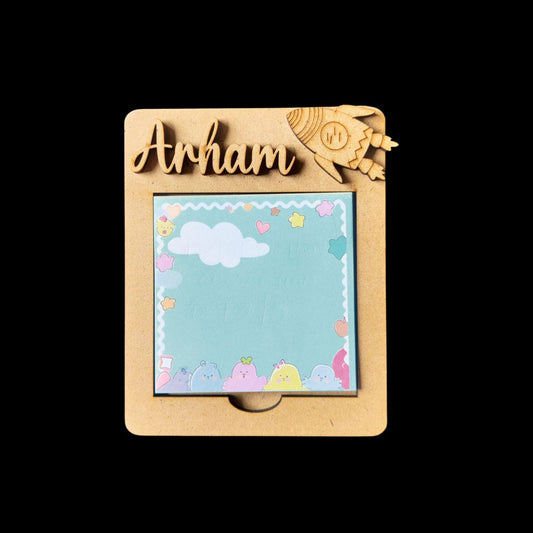 Post It Holder - Personalised (MDF Lasercut)