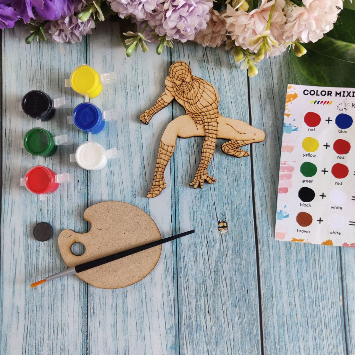 SpiderMan (Fridge Magnet DIY kit) MDF