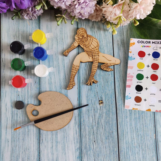 SpiderMan (Fridge Magnet DIY kit) MDF