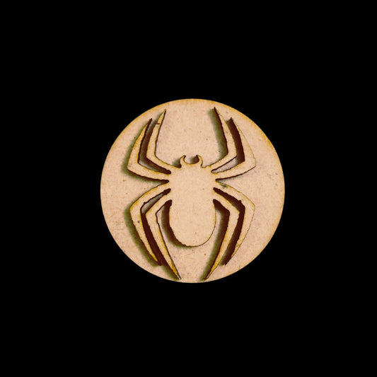 Spiderman Logo (Round Fridge Magnet Base)