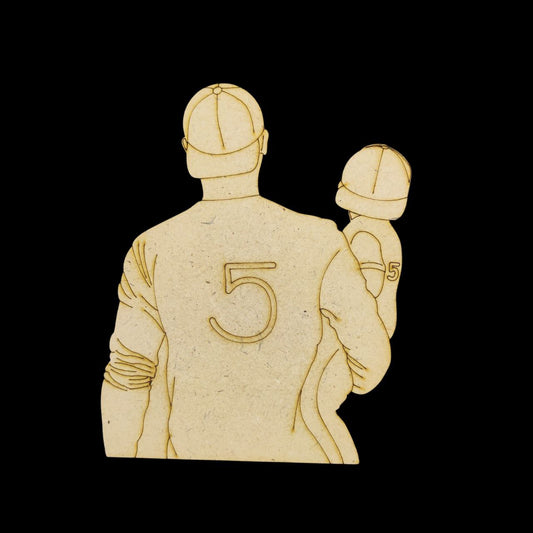 Sporty Dad (Premarked Base - MDF) Fathers Day