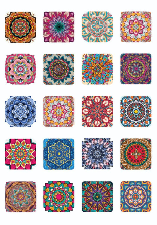 Square Rakhi ( Instant Transfer sheet )