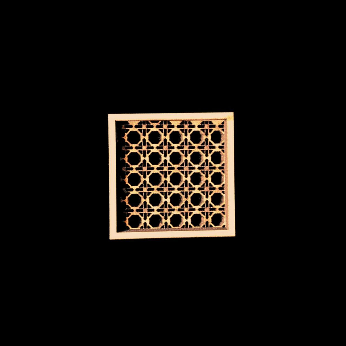 Square Rattan Mesh Pattern - Traditional Rakhi (MDF Blank)