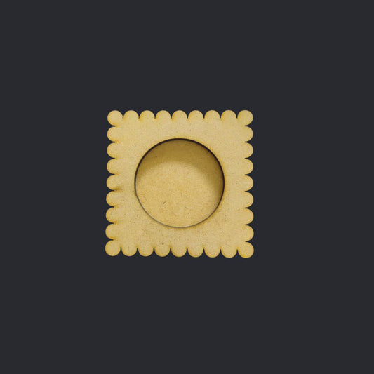 Square Scallop ( Mini Tealight )