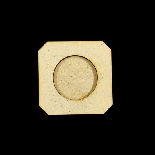 Square notched ( Mini Tealight Holder MDF ) Diwali