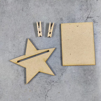 Star (MDF | Desk Photo | To Do List | Display Stand )