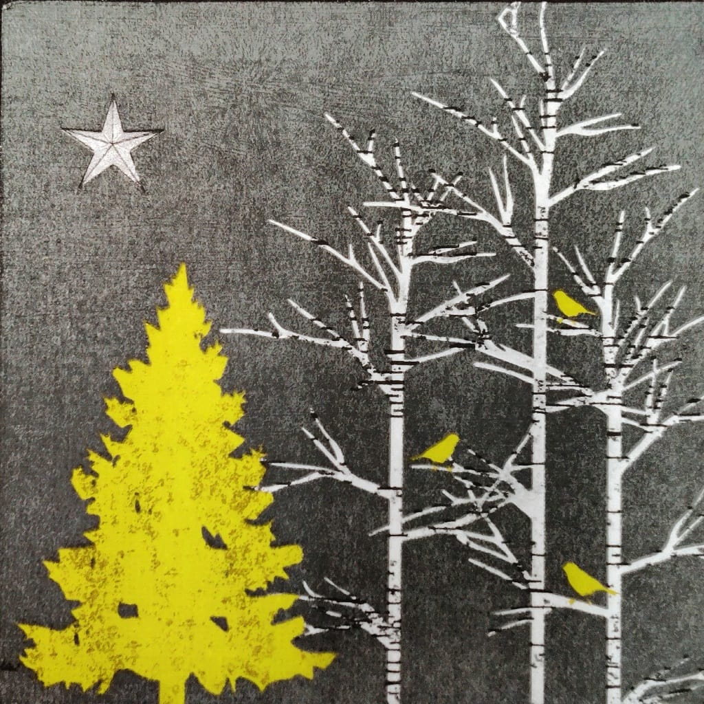 Star Bird Tree ( German Napkins Tissues )