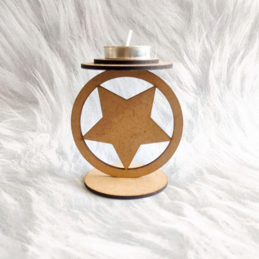 Star ( Christmas - Tealight Holder )