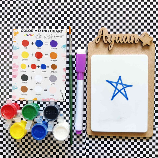 Star - Personalised Name Whiteboard DIY Kit