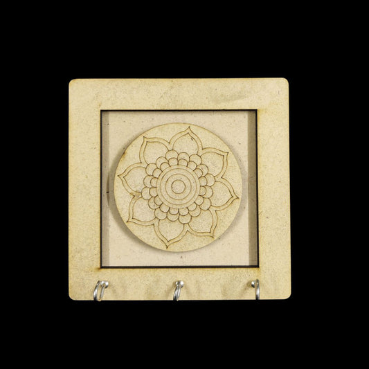 Star Round (Ethnic Keyholder - DIY Festive MDF)