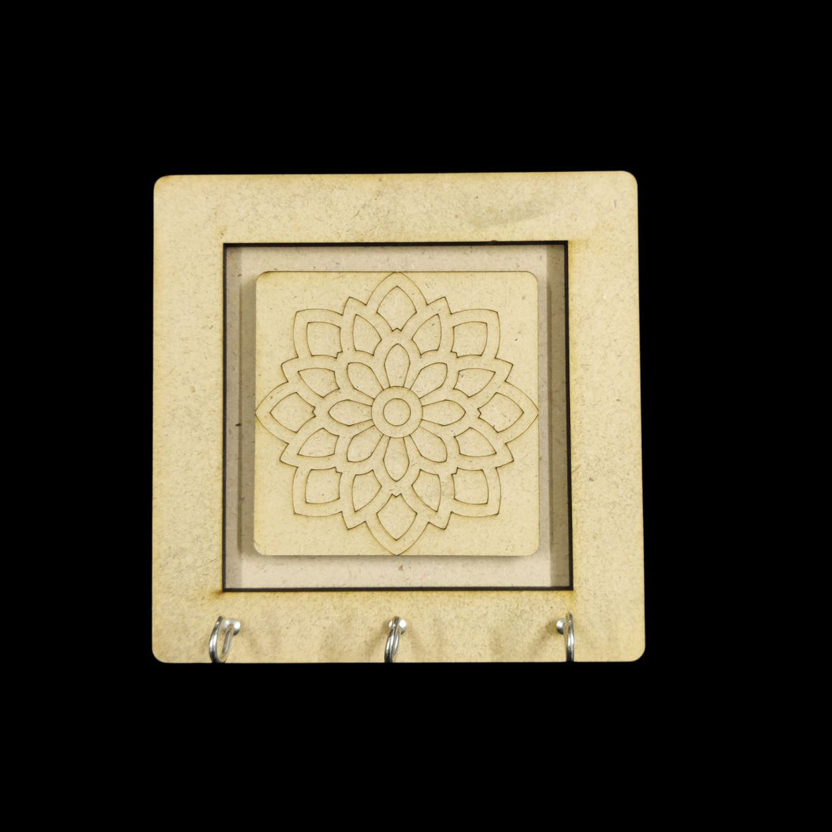 Star Square -1(Ethnic Keyholder - DIY Festive MDF)