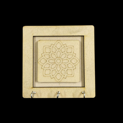 Star Square -1(Ethnic Keyholder - DIY Festive MDF)