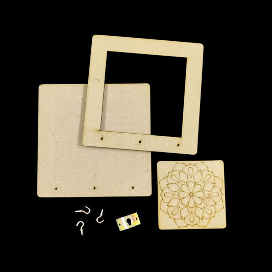 Star Square (Ethnic Keyholder - DIY Festive MDF)