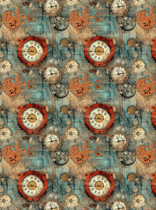Steam Punk 3 ( Decoupage Paper )