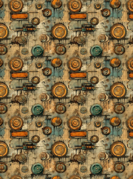 Steam Punk 4 ( Decoupage Paper )