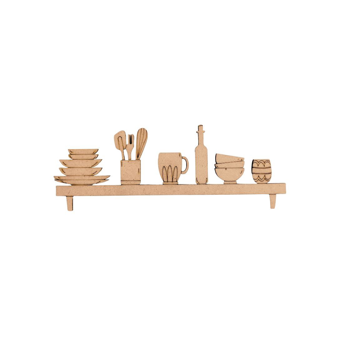 Kitchen Rack ( LaserCut MDF Desi Collection )