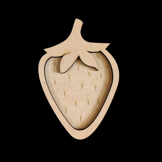 Strawberry (MDF trinket | Catchall Tray)