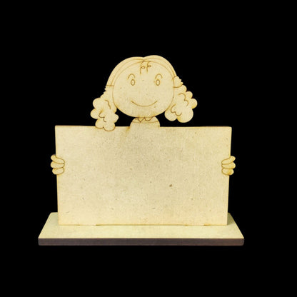 Messenger Girl - Message Stand For Student / Kids (Celebrating Teachers)