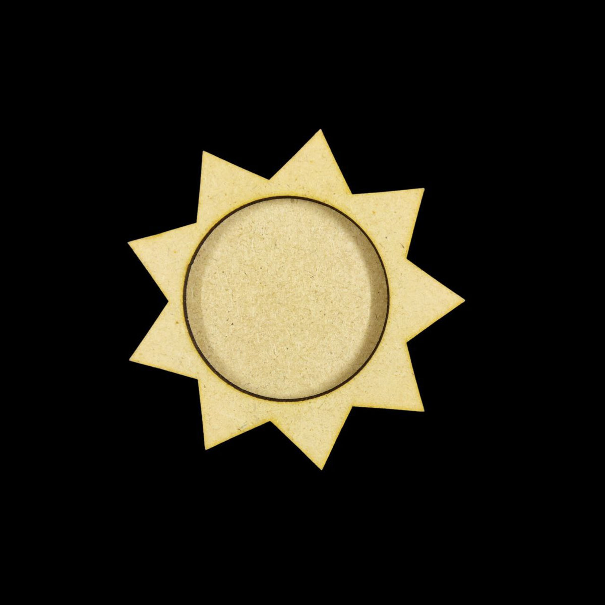 Sun design ( Mini Tealight Holder MDF ) Diwali