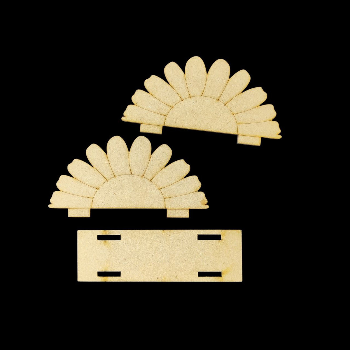 Wild Periwinkles - Earring Base (MDF)