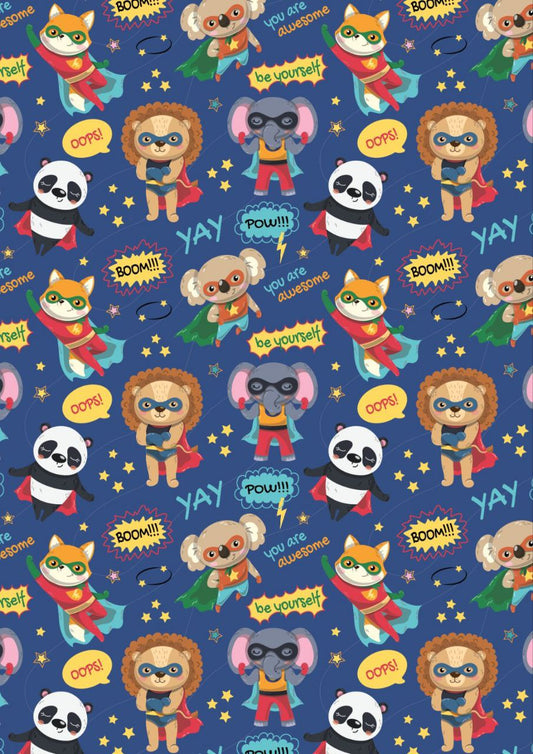 Super Animals (Kids - Decoupage Papers )