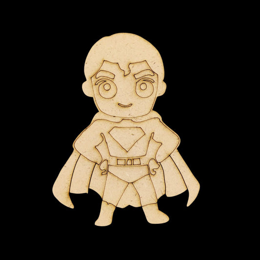 SuperMan ( MDF Premarked Painting Base )
