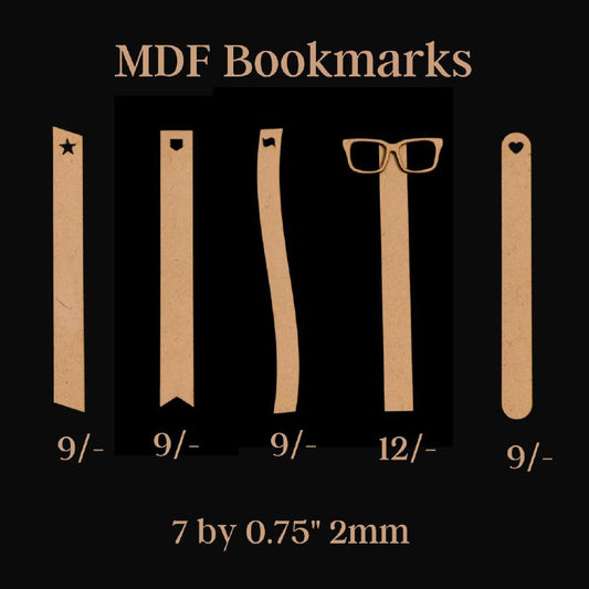 Thin Shapes n Designs ( MDF Bookmarks )